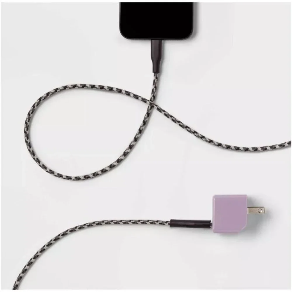 Heyday Single Port Wall Charger 12 Watts Pastel Lavender